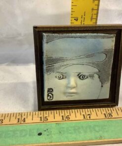 Ceramic Picture of Face signed