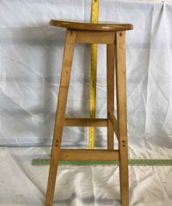 Wooden Bar Stool 29”h