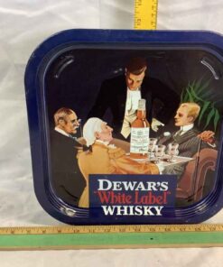 Metal Tray - Dewars White Label Whiskey