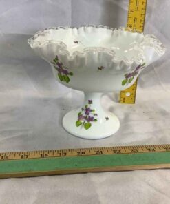 Signed Fenton Candy Dish