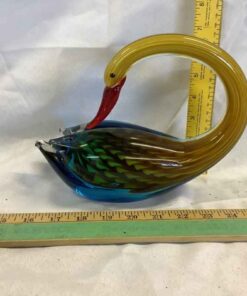 Art Glass Swan signed “McIntosh”