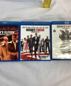Blu-Ray DVDs. - Oceans 11, 12 and 13