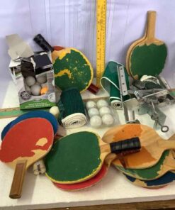 Table Tennis Nets, Paddles, and Balls