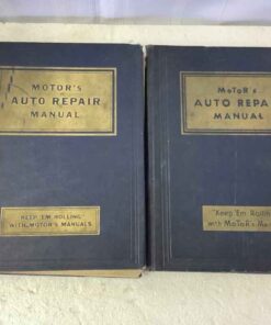 Hardcover Books - Motors Auto Repair Manual