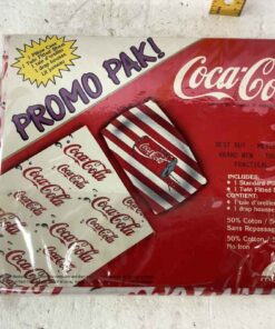 Coca-Cola Twin Fitted Sheet and Pillowcase