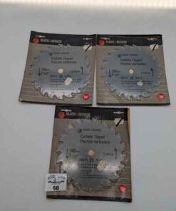 Black and Decker Carbide Tip Circular Saw Blades