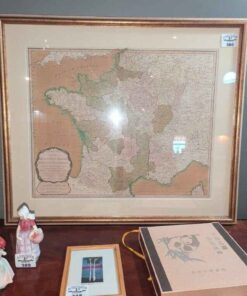 Kingdom of France framed map