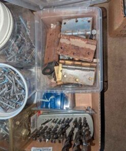 Hinges, hardware, etc