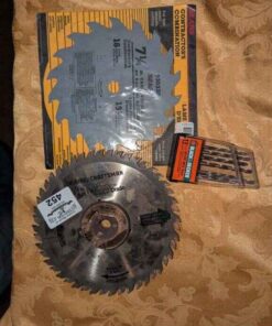 Circular saw blades and drill bits