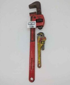 18' & 8" Adjustable Pipe wrenches
