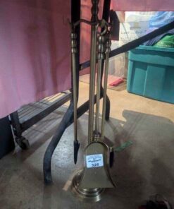Brass Fireplace set