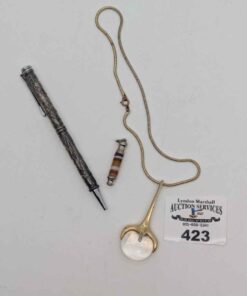 Claw Foot magnifying pendant, pen, etc