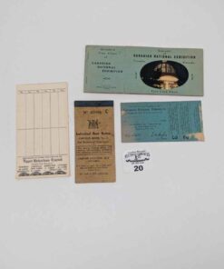 Antique Coupons, National Exhibition post cards, etc
