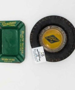 Black Horse Ale & Good Year Tires Advertising ash trays