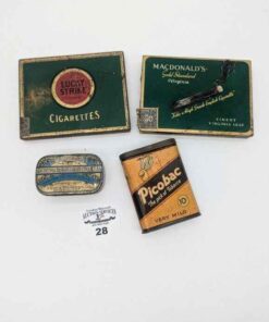 Vintage Cigarette, Tobacco & Pastilles tins