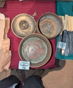 Wentworth Footed bowl, Candle stick holder and bowl