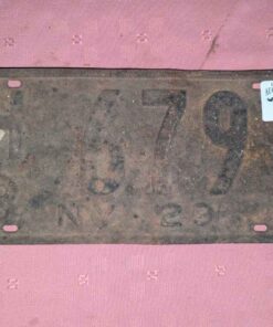 1929 New York License plate