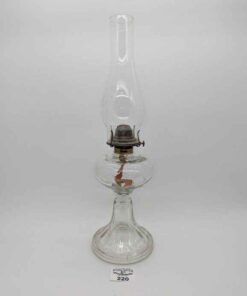 Antique Pedestal oil lamp
