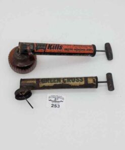 Antique 'Green Cross' & 'Black Flag' sprayers