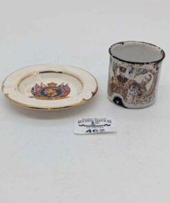 1939 Royal visit to Canada ash tray & British Empire Made souvenir mug