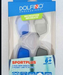 Dolfino swim goggles package of 2