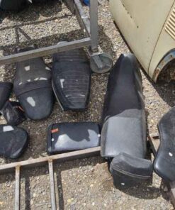 Motorcycle Seats and Saddle bag Lot