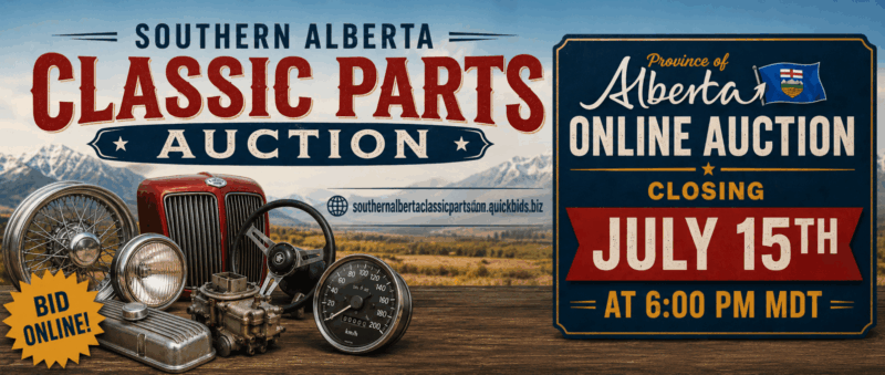 Southern Alberta Classic Parts Auction