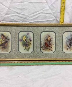 Framed Artwork Birds 31” x 12”