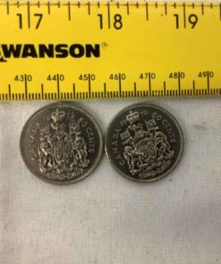 Canada 50 cent coins (2) 1970s