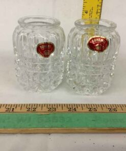 Bohemia Lead Crystal Vase/Candle Stands