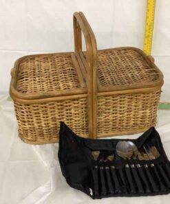 Picnic Basket with Coleman “Silverware”