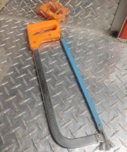 Orange handle hacksaw