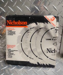 Nicholson 3 piece blade set