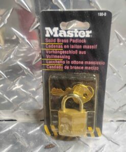 Master solid brass padlock