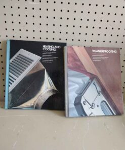 Heating and cooling book and weatherproofing book
