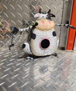 Cow bird house