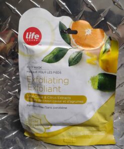 Exfoliating foot mask