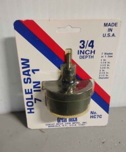 3/4" 7 in 1 hole saw kit