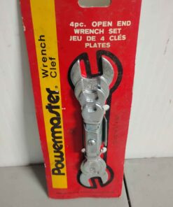 Power Master 4 piece open end wrench set