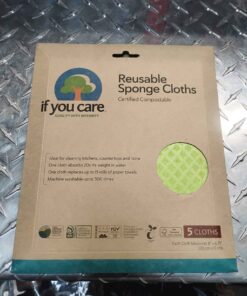 Pack of 5 reusable sponge clothes