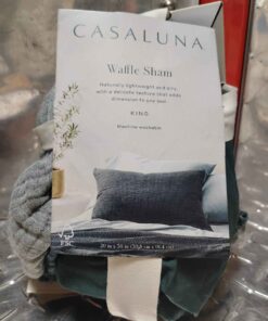 Casaluna waffle sham