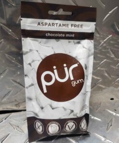 Chocolate mint aspartame free gum package of 55
