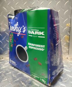 Timothys Extra dark k Cup.... distressed packaging