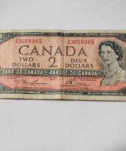 1954 Canadian $2 bill