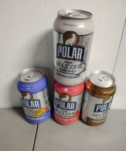Polar Seltzer assorted.....some containers are dented