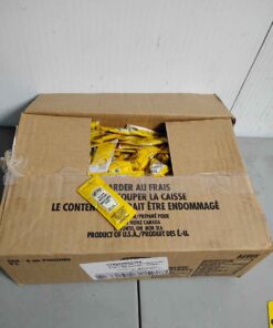 Case of mustard lunch size packs