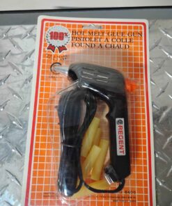 Hot melt glue gun with glue sticks