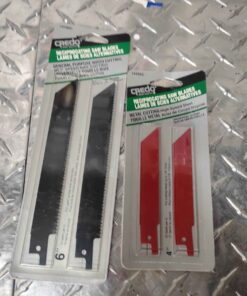 2 packs assorted credo reciprocating saw blades