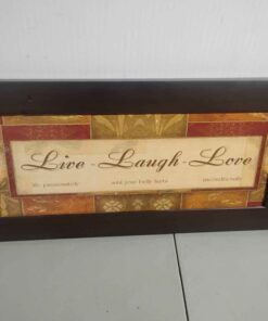Live love laugh wall hanging