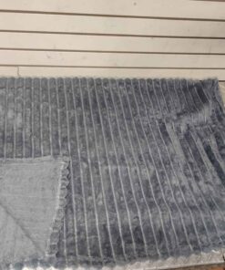 57 1/2 × 39 " grey blanket